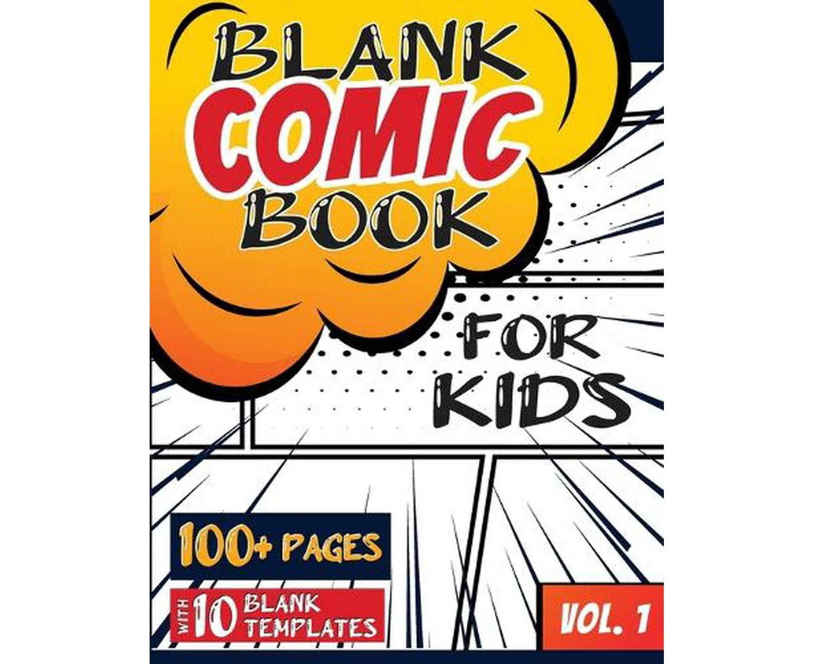 Blank Comic Book for Kids (Ages 4-8, 8-12)