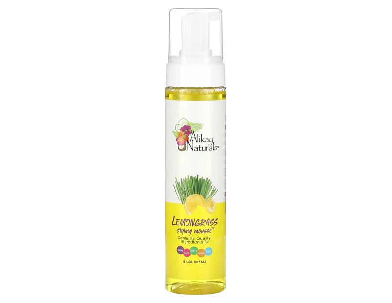 Alikay Naturals, Lemongrass Styling Mousse, 8 fl oz (237 ml)