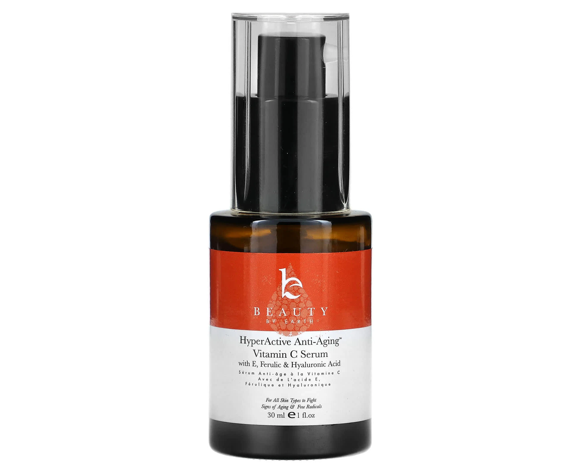 Beauty By Earth, HyperActive Anti-Aging, Vitamin C Serum, 1 fl oz (30 ml)