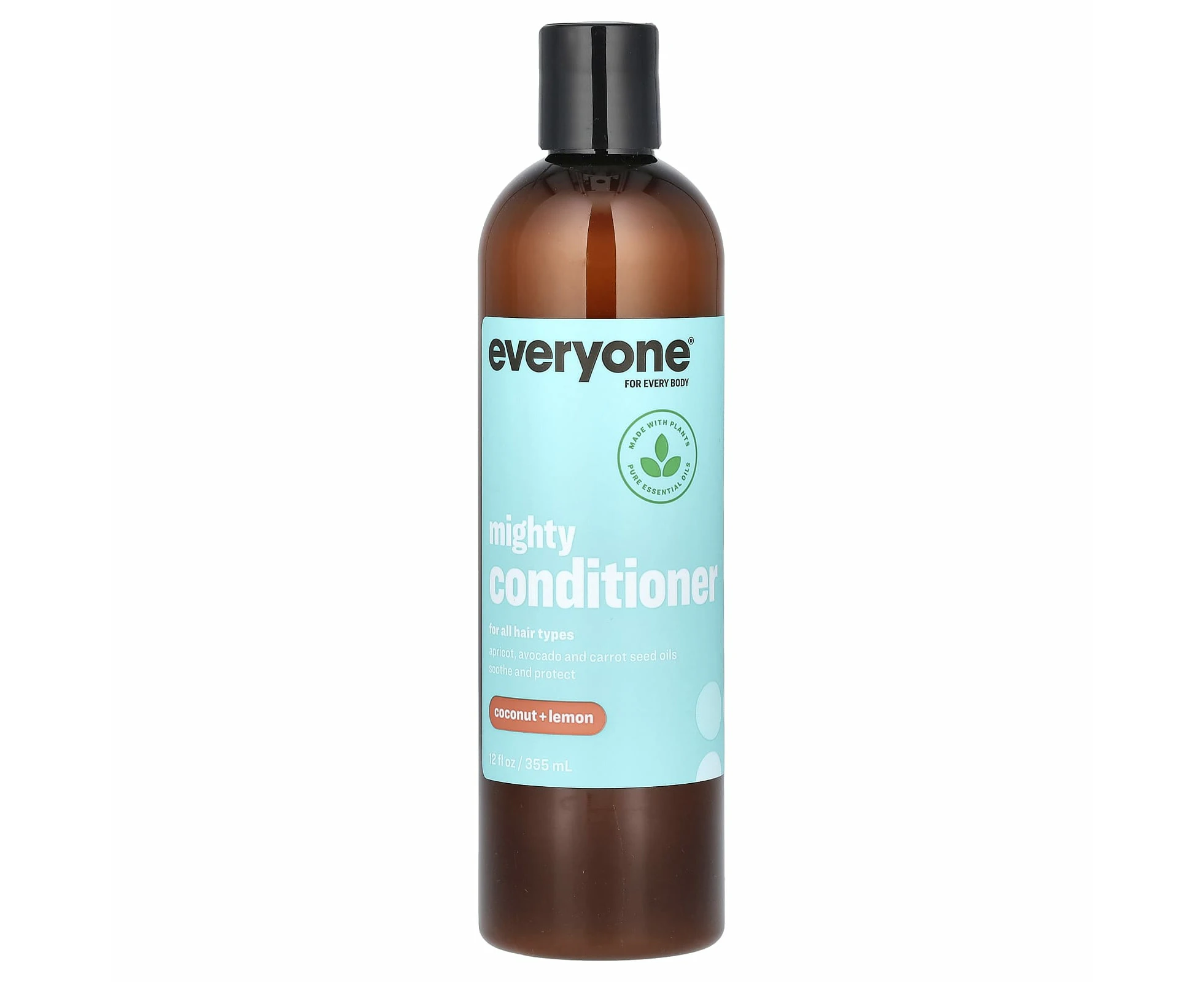 Everyone, Mighty Conditioner, For All Hair Types, Coconut + Lemon, 12 fl oz (355 ml)