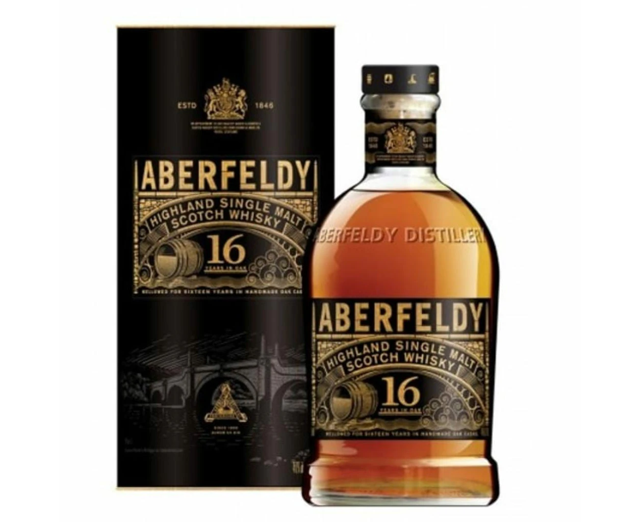 ABERFELDY 16 YEAR OLD SINGLE MALT SCOTCH WHISKY IMPORT 40% 700ML