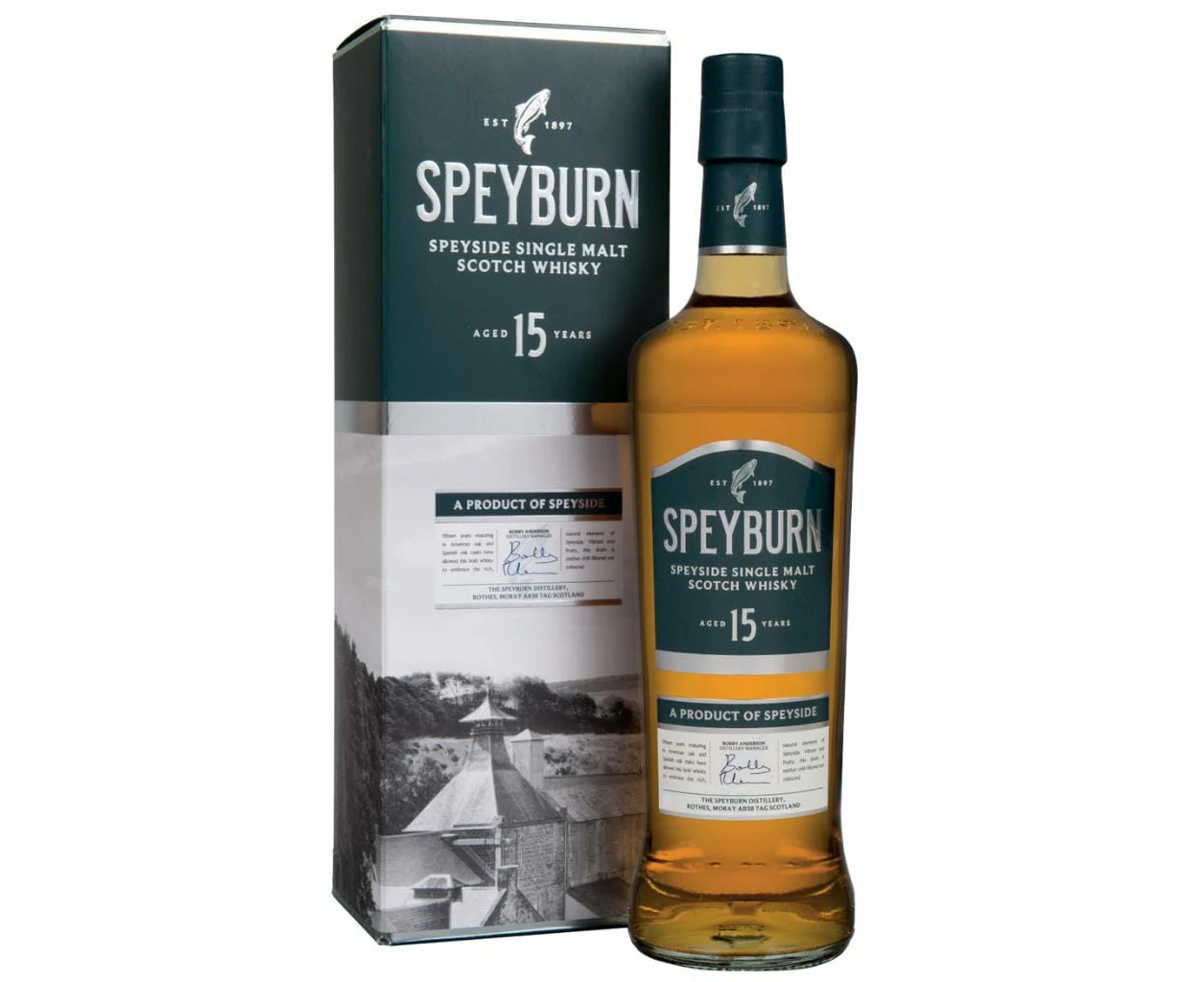 SPEYBURN 15YO SINGLE MALT SCOTCH WHISKY 46% 700ML