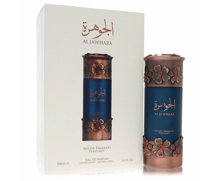 Niche Emarati Al Jawhara by Lattafa Eau De Parfum Spray (Unisex) 3.4 oz for Women