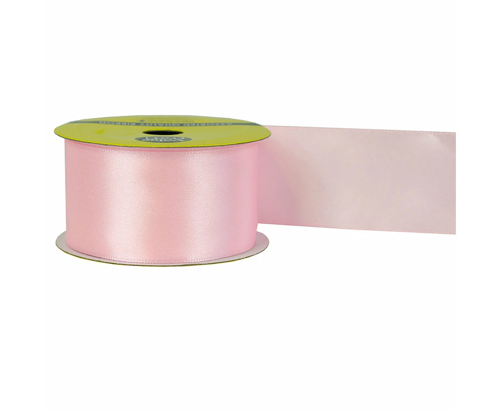 38mm Baby Pink Polyester Satin Ribbon 3m