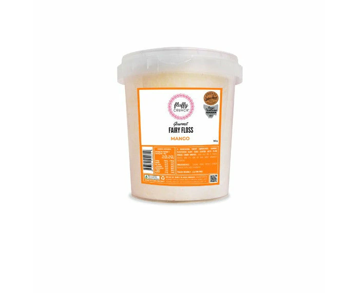 Fluffy Crunch Mango Fairy Floss 50g