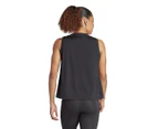 Adidas Women's Train Essentials Big Performance Logo Training Tank Top - Black/White