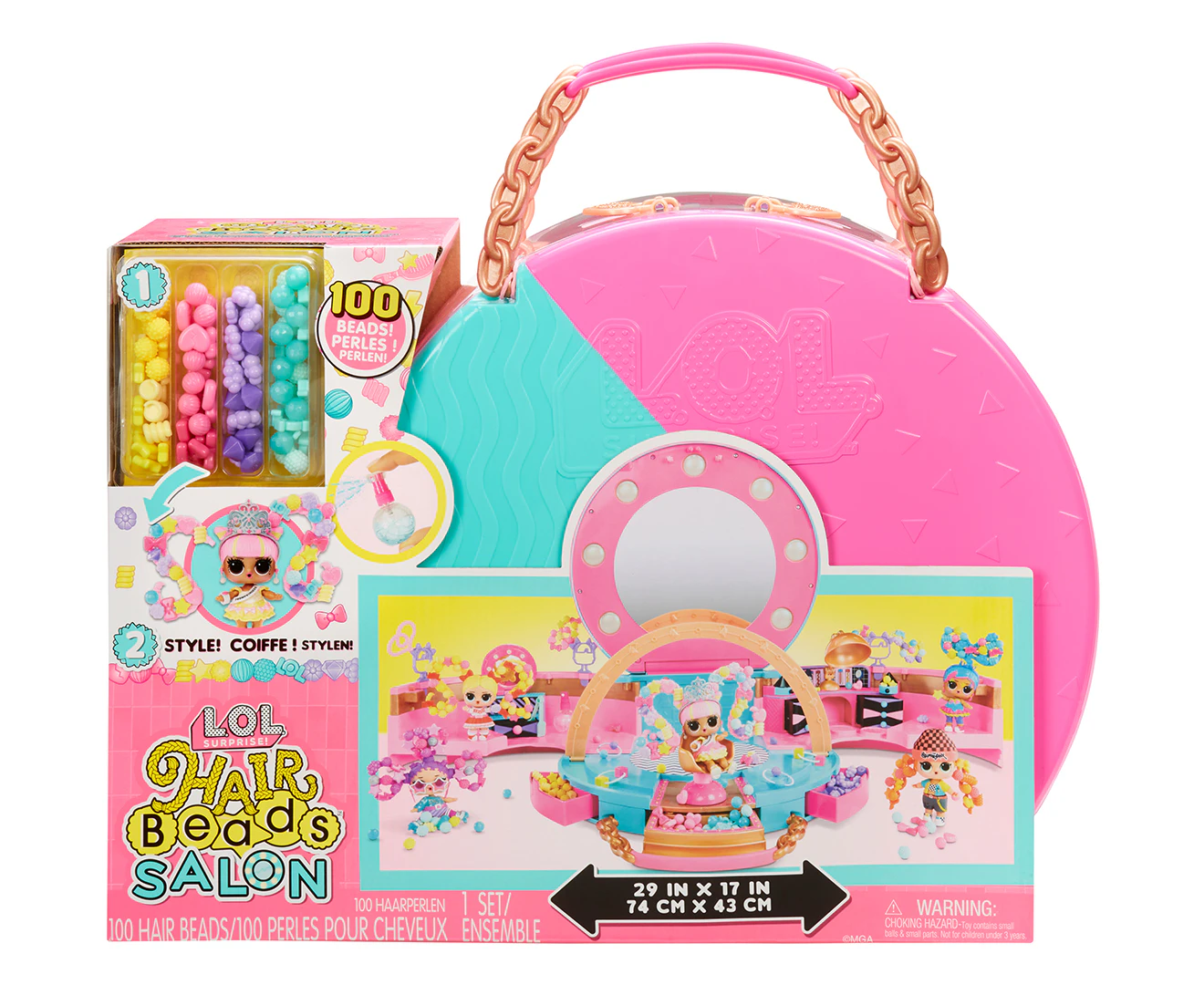 LOL Surprise! Hair Beads Salon Playset