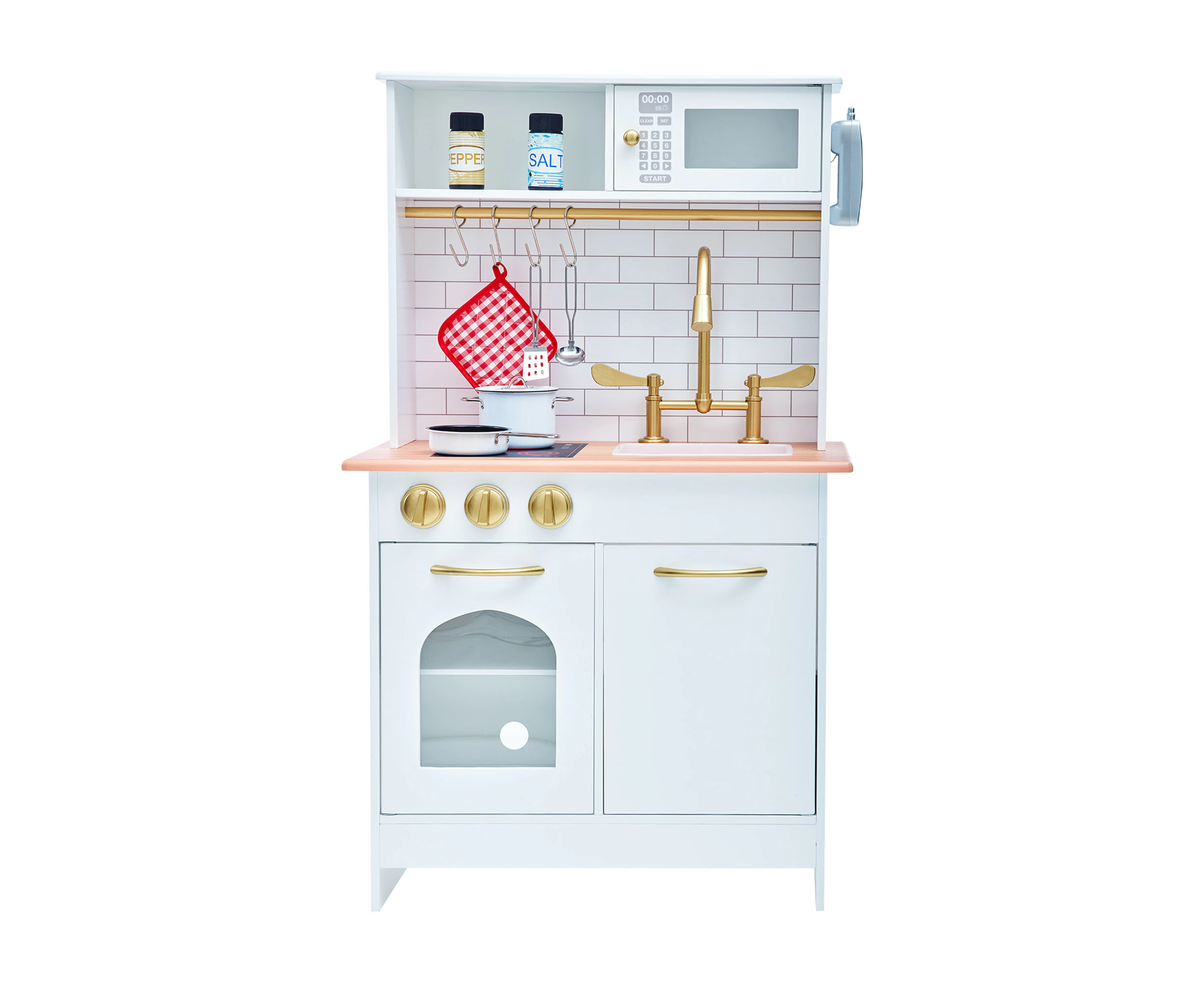 Teamson Kids Little Chef Boston Modern Play Kitchen White / Wood