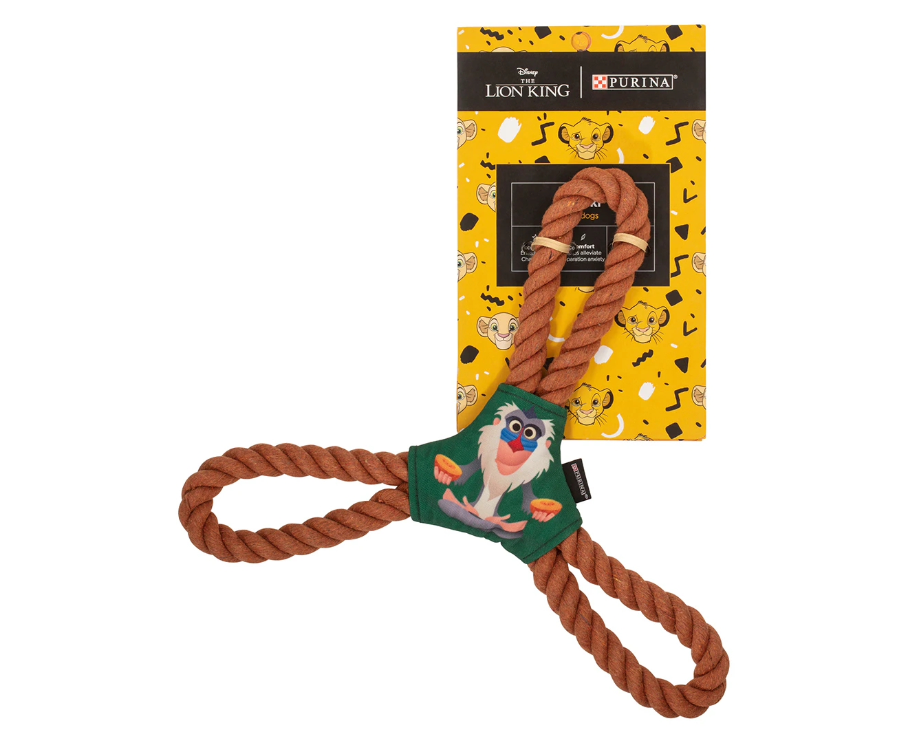 Purina x Disney The Lion King Rafiki Rope Dog Toy