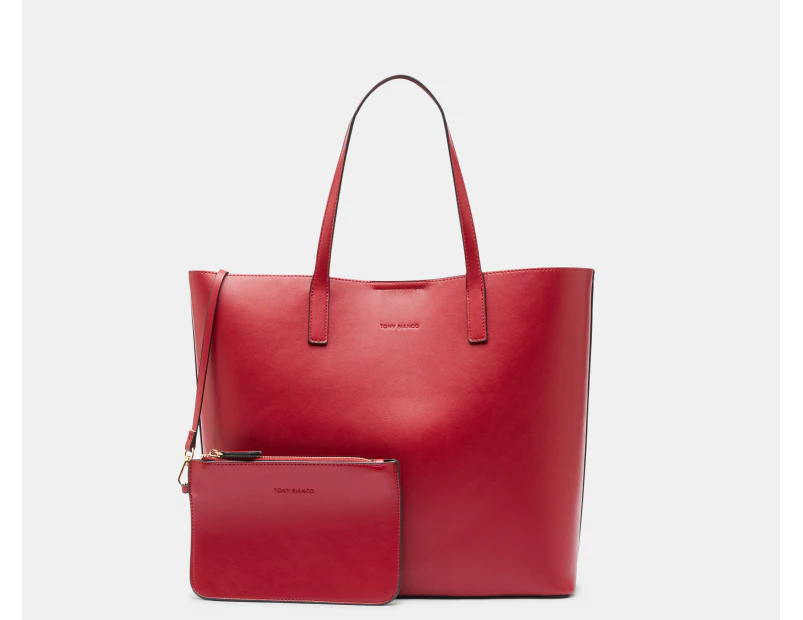 Tony Bianco Sally Soft Tote Bag - Cherry