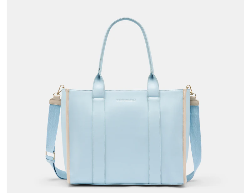 Tony Bianco Lana Structured Tote Bag - Blue Blush