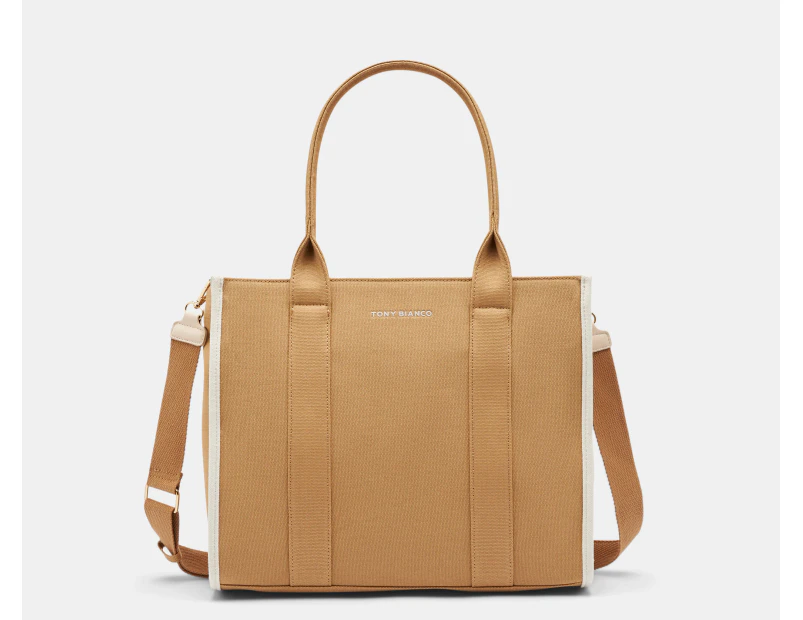 Tony Bianco Lana Structured Tote Bag - Sand Dune