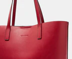 Tony Bianco Sally Soft Tote Bag - Cherry