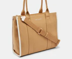 Tony Bianco Lana Structured Tote Bag - Sand Dune