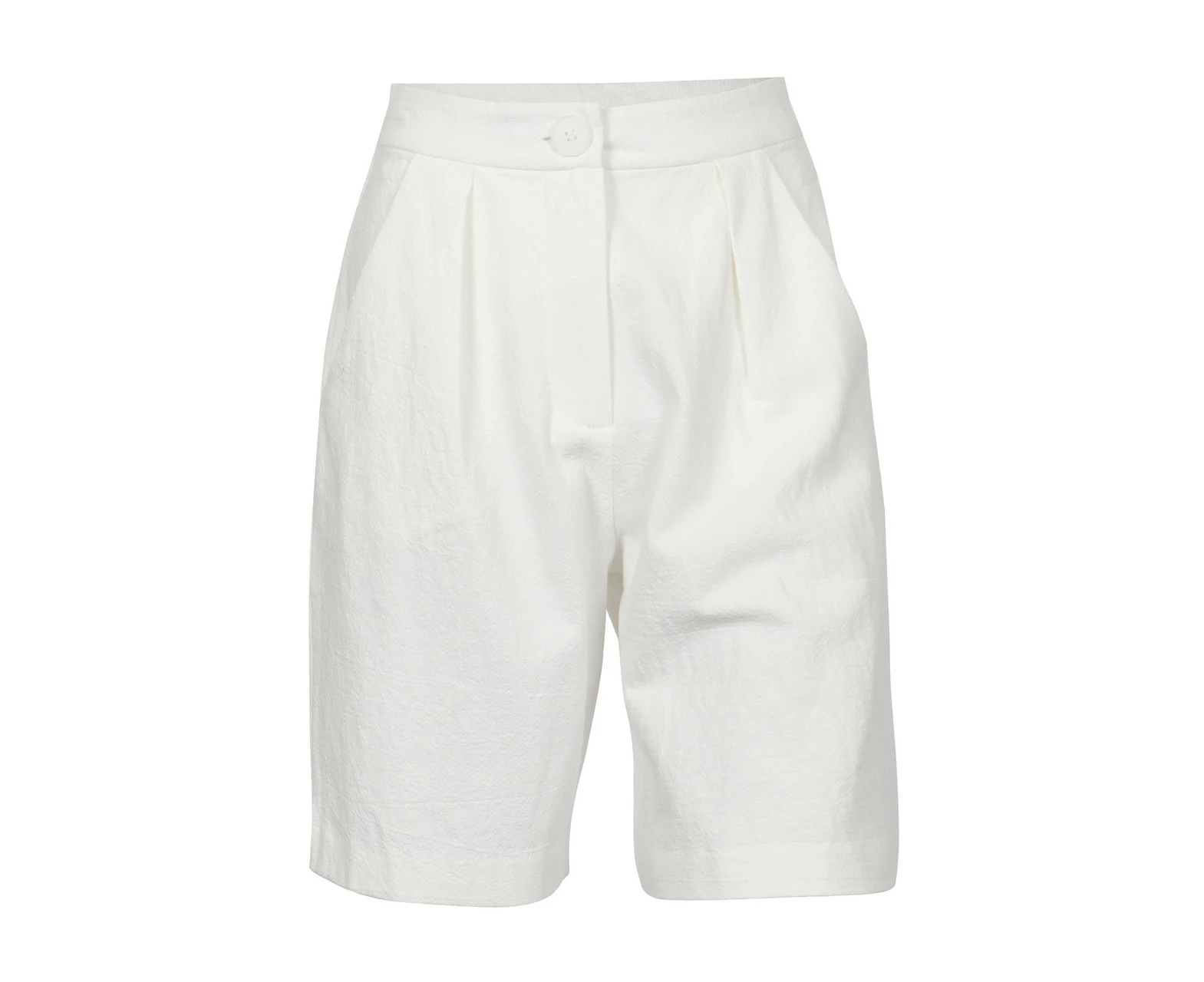 OJAY Women's White bermuda shorts