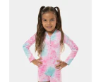 Girls Swim Tie Dye Springsuit, Piping Hot