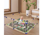 Bopeep Kids Playpen Wooden Baby Safety Gate Fence Child Play Game Toy Security L