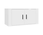 Wall Mounted TV Cabinet White 80x34.5x40 cm