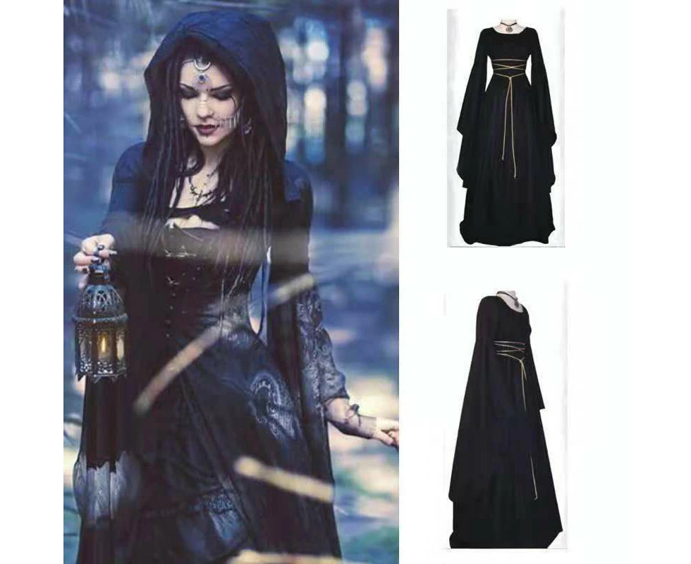 Long-Sleeved Round Neck Irregular Belt Women's Dress