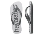 Havaianas | Mens Top Logo Mania 2 White/Steel Grey