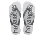 Havaianas | Mens Top Logo Mania 2 White/Steel Grey