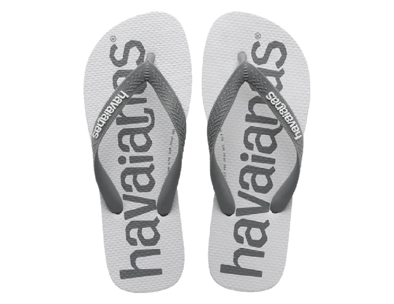 Havaianas | Mens Top Logo Mania 2 White/Steel Grey