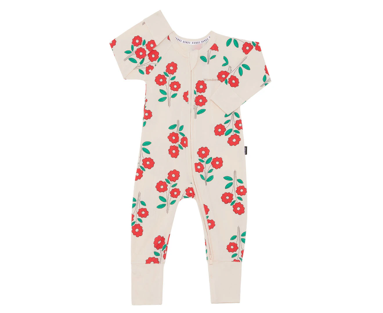 Bonds Baby/Toddler Zip Wondersuit - Garden Bouquet/Cream