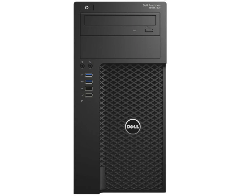 Dell Precision 3620 Desktop Tower Xeon i5-7500 3.40GHz 8GB RAM 256GB+HDD Quadro P600 | Refurbished - Refurbished Grade A