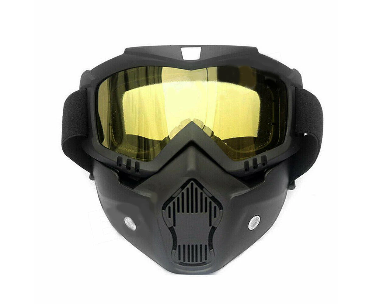 Motorbike Goggles Face Shield Motorcycle Bicycle Bike Glasses Skiing Ski Eyewear