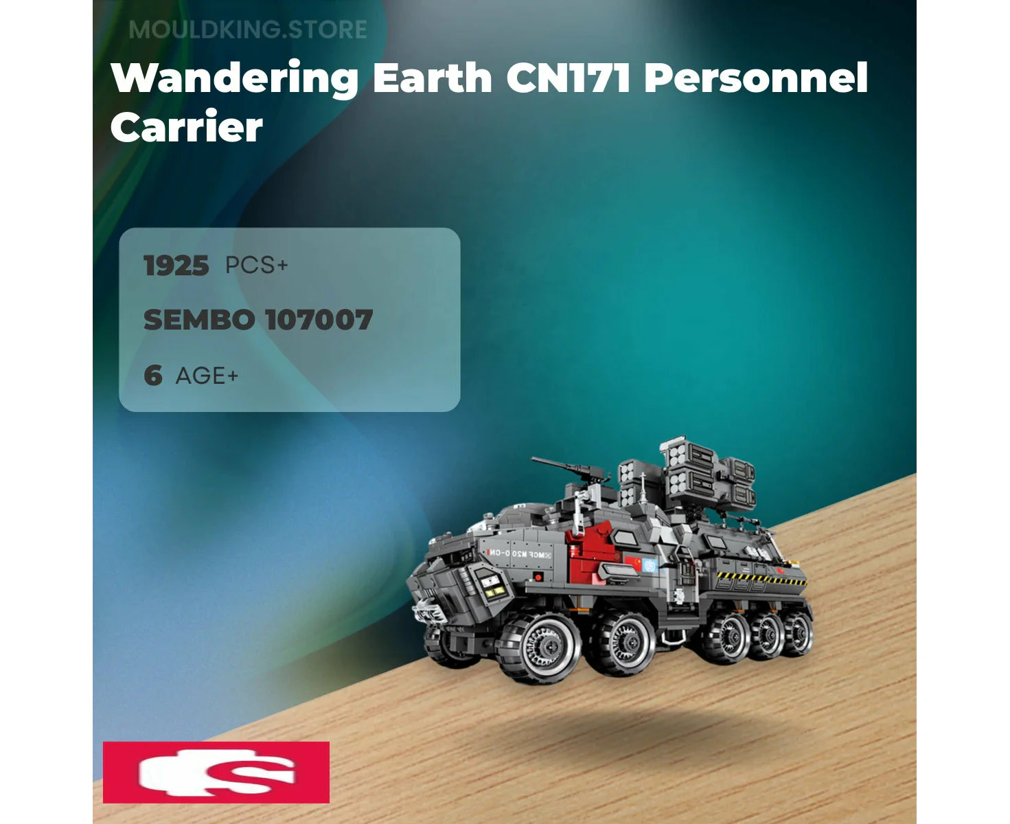 SEMBO 107007 Wandering Earth CN171 Personnel Carrier with 1925 Pieces