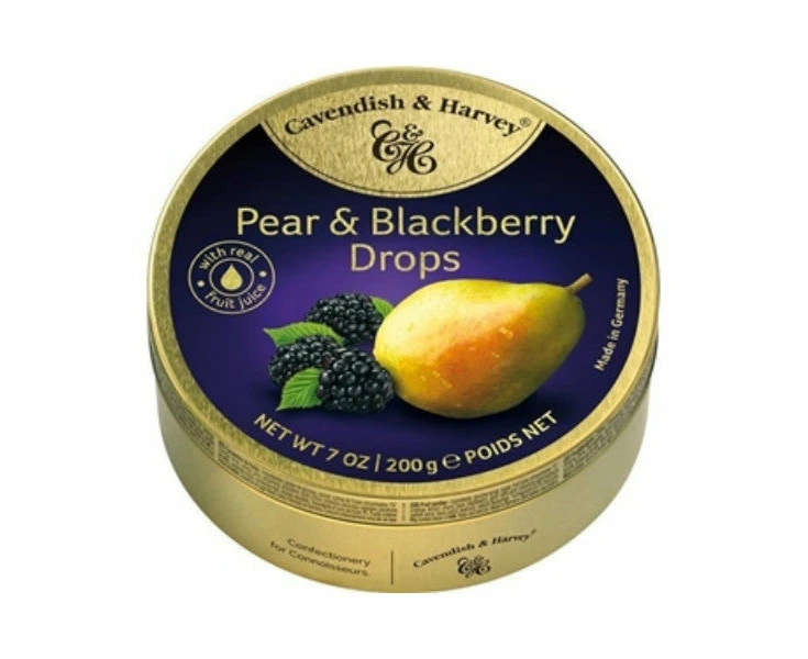 Cavendish & Harvey Pear & Blackberry Drops 200g