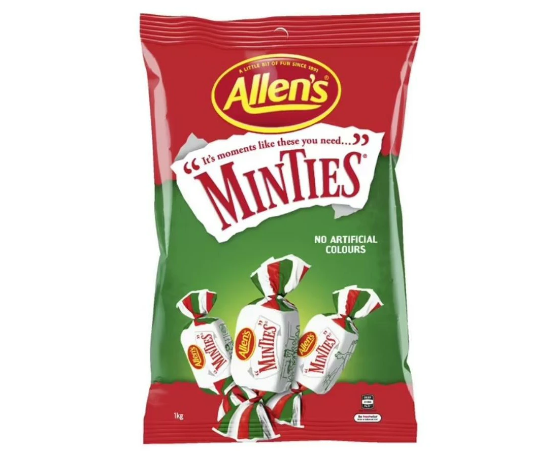 Allens Minties Bag 1kg