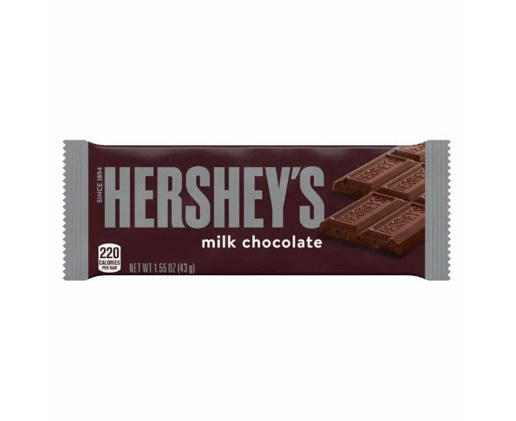 Hersheys Milk Chocolate Bar 43g