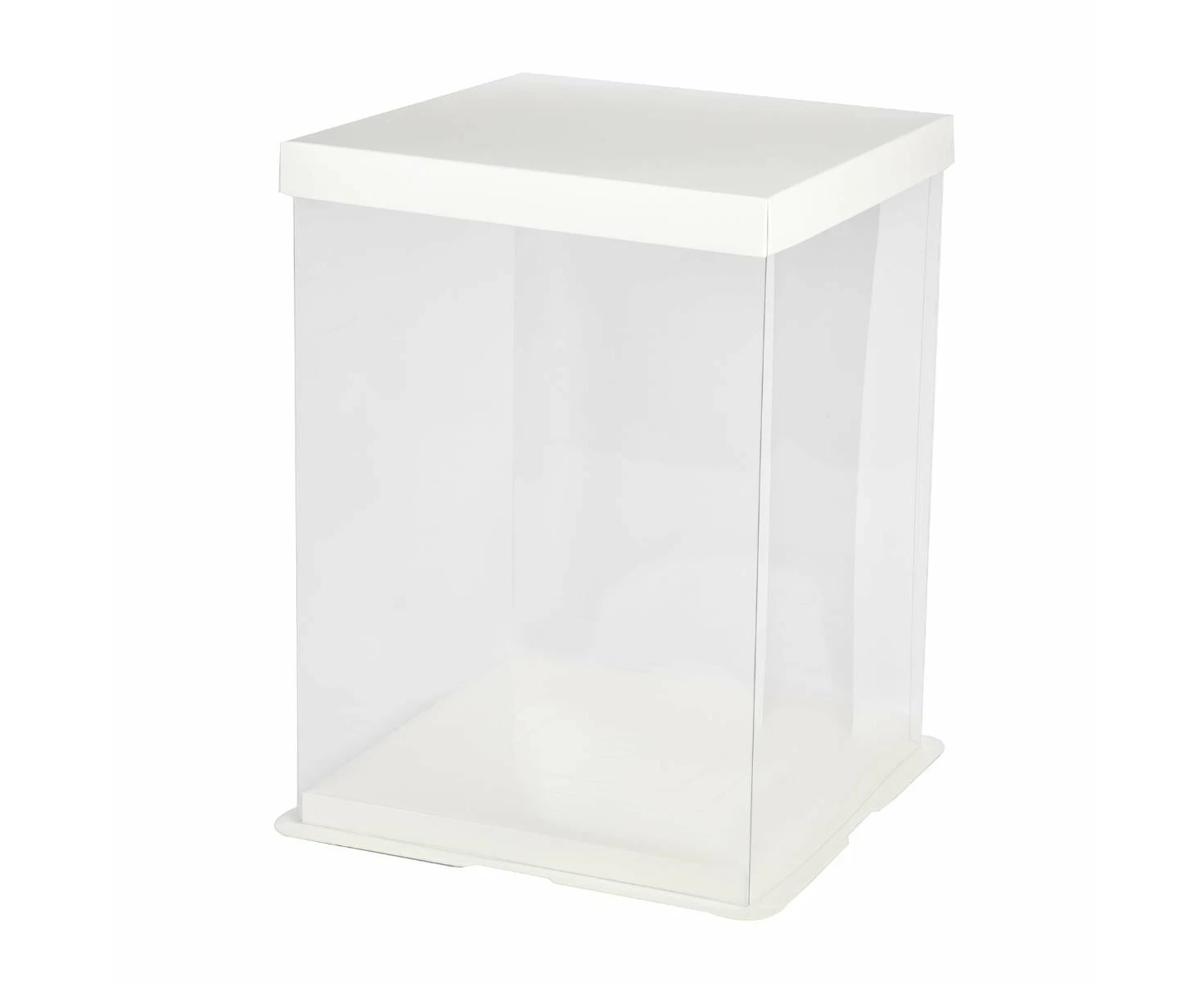 Clear Tall 12in Acrylic Cake Box (12x12x13in)