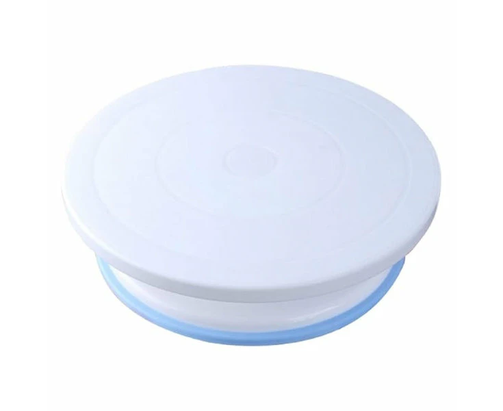 White Plastic Cake Decorating Turntable 280x70mm