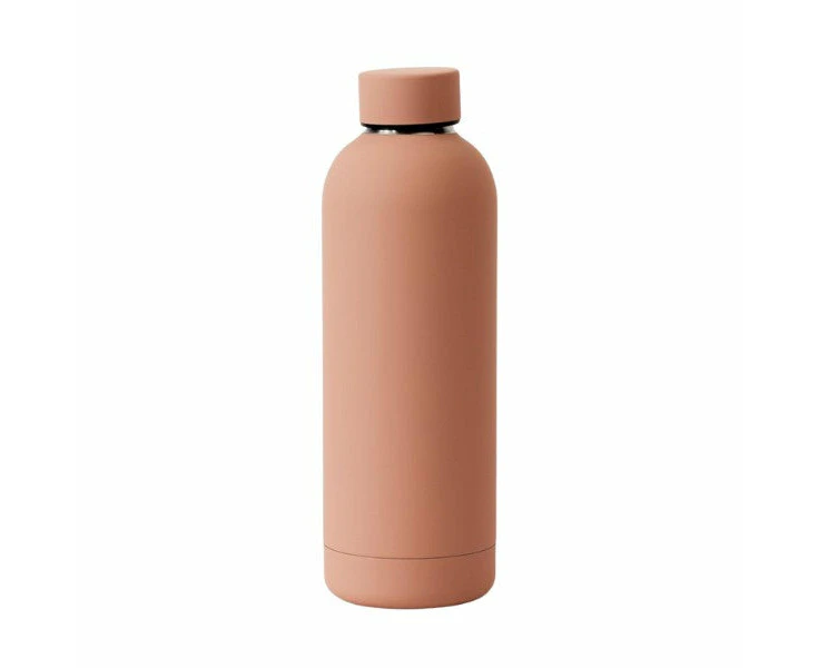 Stainless Steel Water Bottle 500ml - Peach