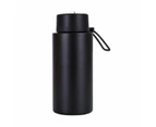 Stainless Steel Water Bottle 1000ml - Black