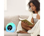 Alarm Clock With Bluetooth Speaker, Baby Night Alarm, 4 Brightness Levels, Digital Alarm Clock