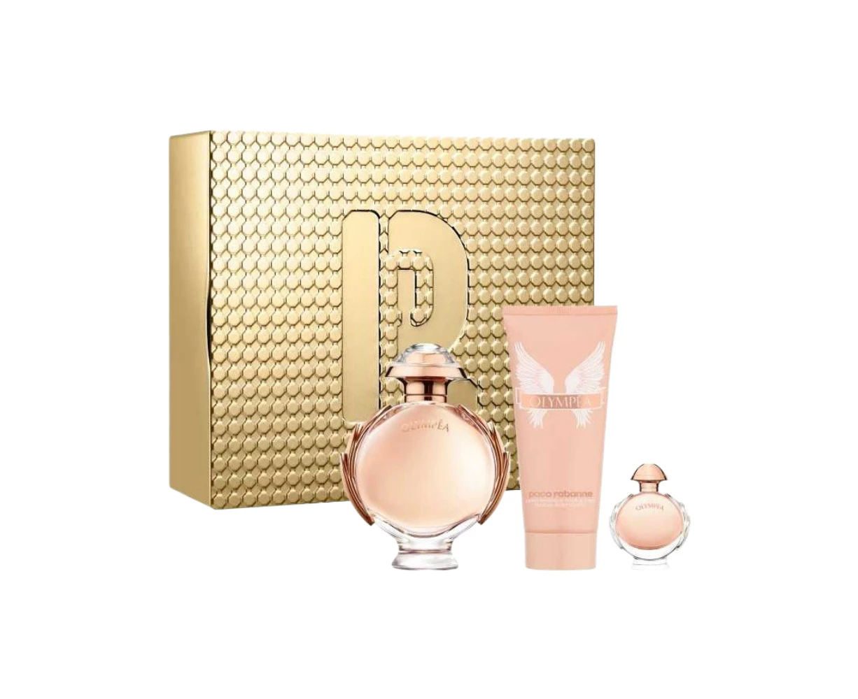 Paco Rabanne Olympea 3 Piece 80ml Eau De Parfum