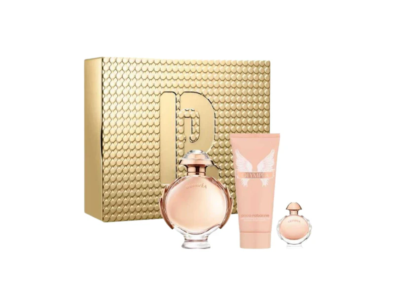 Paco Rabanne Olympea 3 Piece 80ml Eau De Parfum