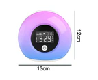 Alarm Clock With Bluetooth Speaker, Baby Night Alarm, 4 Brightness Levels, Digital Alarm Clock