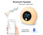 Alarm Clock With Bluetooth Speaker, Baby Night Alarm, 4 Brightness Levels, Digital Alarm Clock