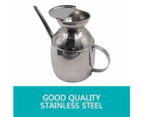 Oil Pot Stainless Steel Bottle Jar Drip Free Can Kitchen Dispenser Olive