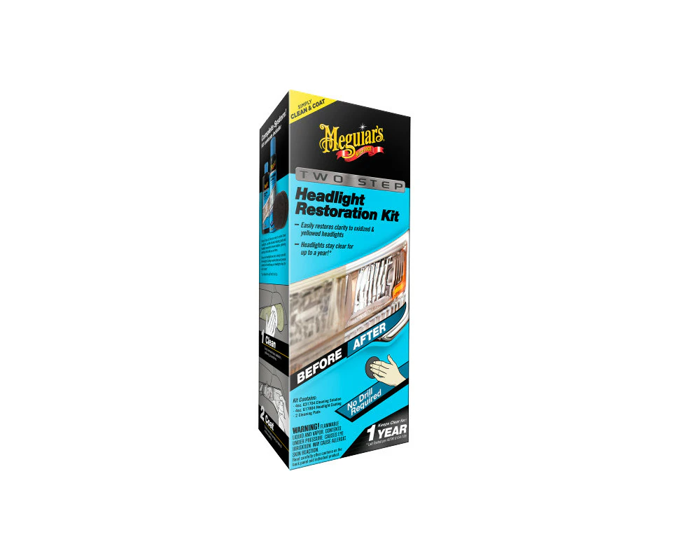 Meguiars Two-Step Headlight Restotration Kit G2970