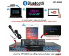 Sonken MP4000 Pro Karaoke Machine + 225 Country Karaoke Songs + 2 Wired Microphones