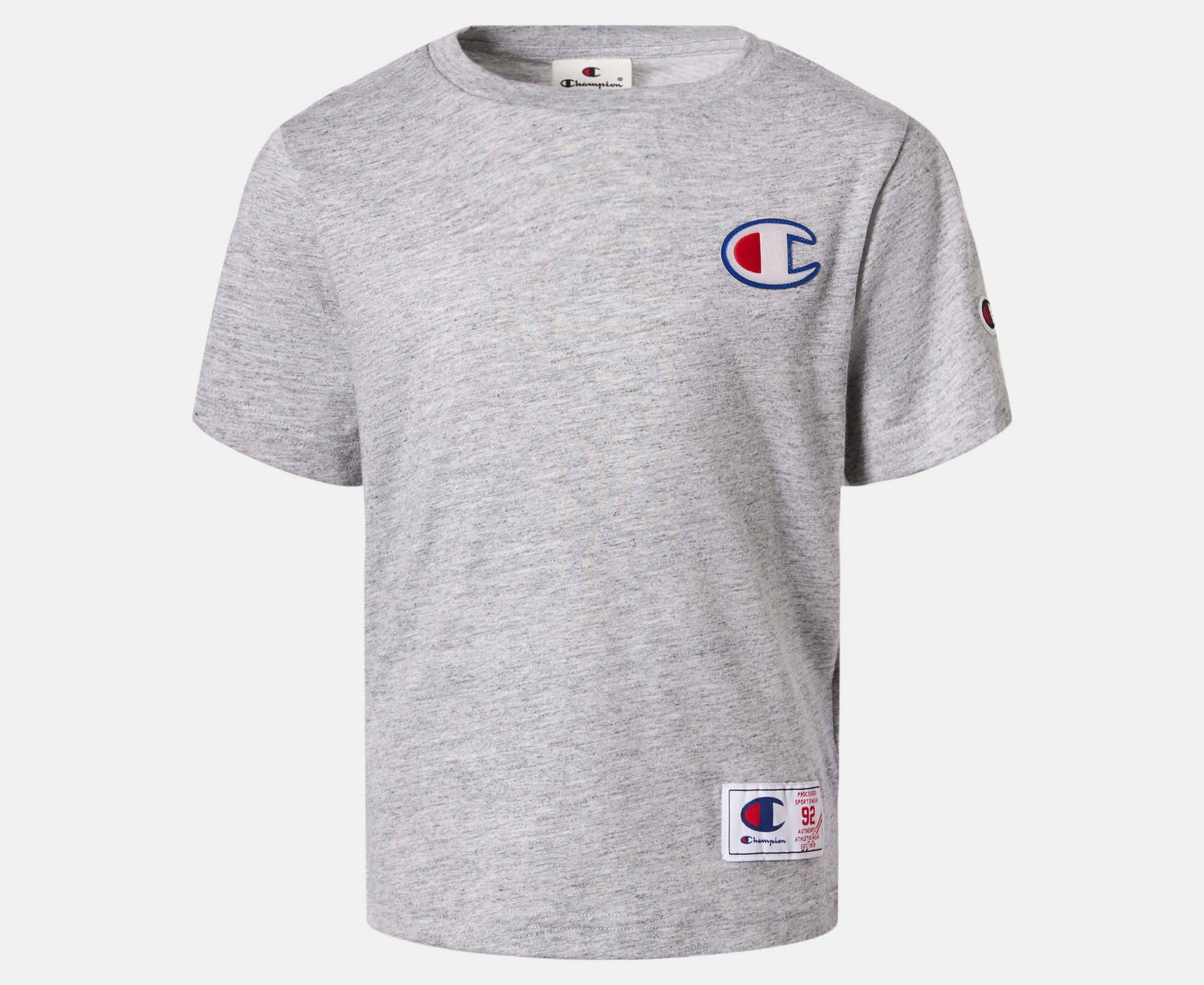 Champion Boys' Youth Team USA C Tee / T-Shirt / Tshirt - Oxford Heather