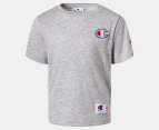 Champion Boys' Youth Team USA C Tee / T-Shirt / Tshirt - Oxford Heather