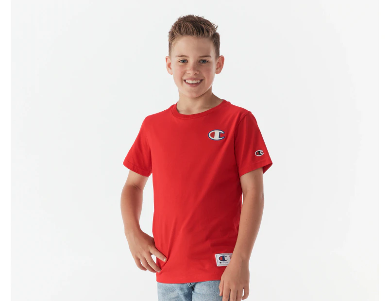 Champion Boys' Youth Team USA C Tee / T-Shirt / Tshirt - Mars Red