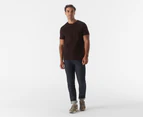 Tommy Hilfiger Men's Nantucket Flag Tee / T-Shirt / Tshirt - Chocolate
