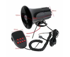 12V 50W 120dB Air Siren Horn Warning Alarm Megaphone for Car Truck MIC Speaker